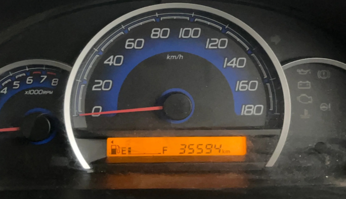 2018 Maruti Wagon R 1.0 VXI, Petrol, Manual, 35,511 km, Odometer Image