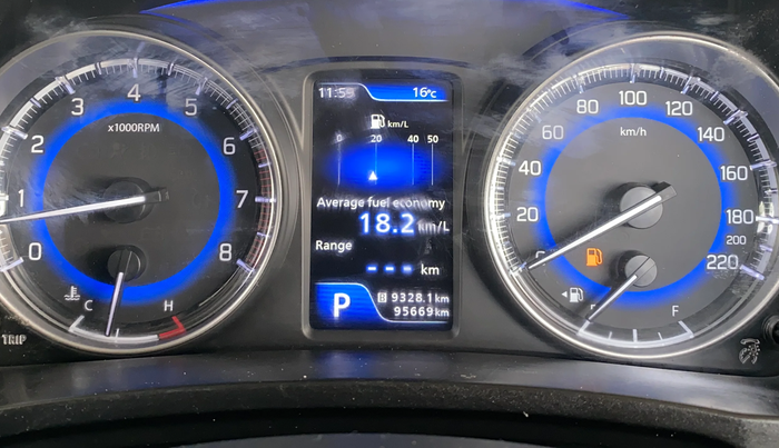 2021 Maruti Baleno ZETA CVT PETROL 1.2, Petrol, Automatic, 95,659 km, Odometer Image