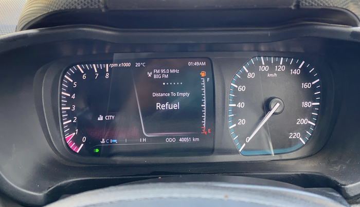 2021 Tata ALTROZ XZ PLUS PETROL DARK EDITION, Petrol, Manual, 40,036 km, Odometer Image