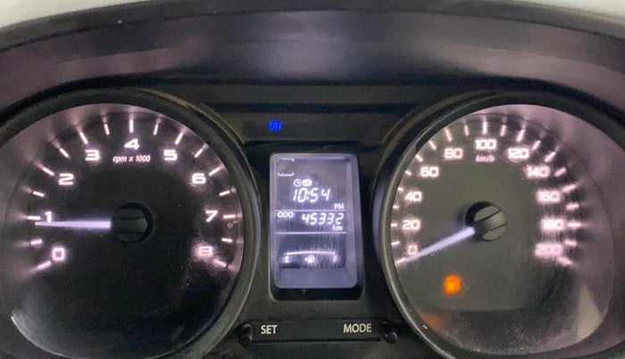 2017 Tata Tiago XM PETROL, Petrol, Manual, 45,332 km, Odometer Image