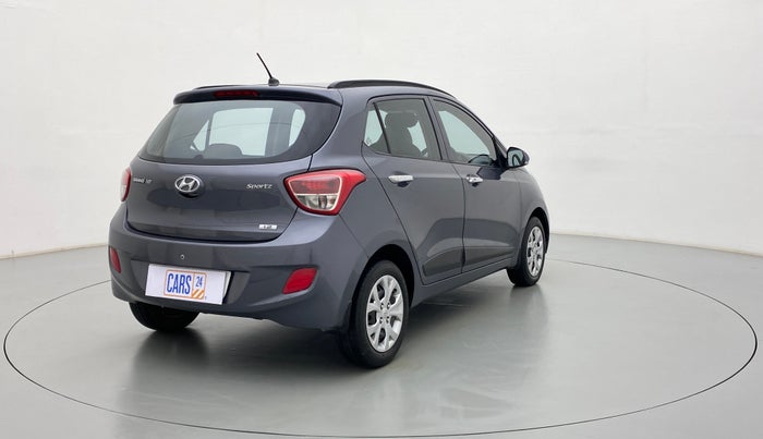 2014 Hyundai Grand i10 SPORTZ 1.2 KAPPA VTVT, Petrol, Manual, 56,412 km, Right Back Diagonal