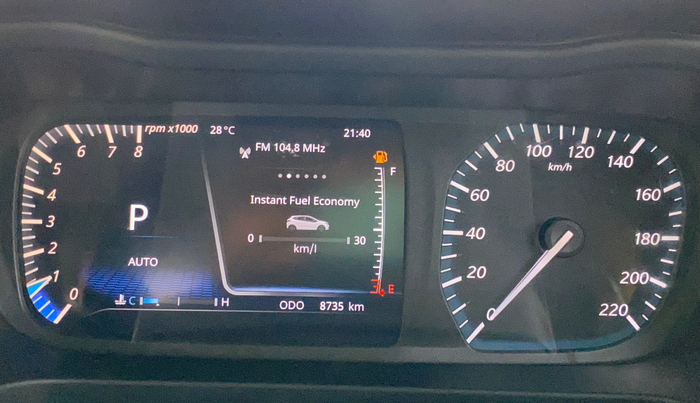 2023 Tata ALTROZ XZA, Petrol, Automatic, 8,733 km, Odometer Image