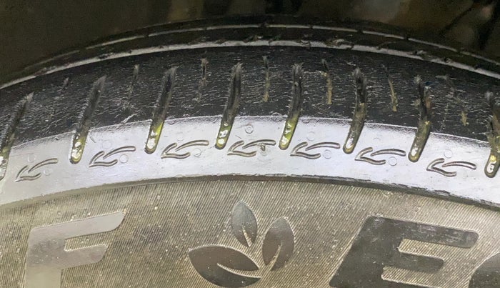 2023 Tata ALTROZ XZA, Petrol, Automatic, 8,733 km, Left Front Tyre Tread