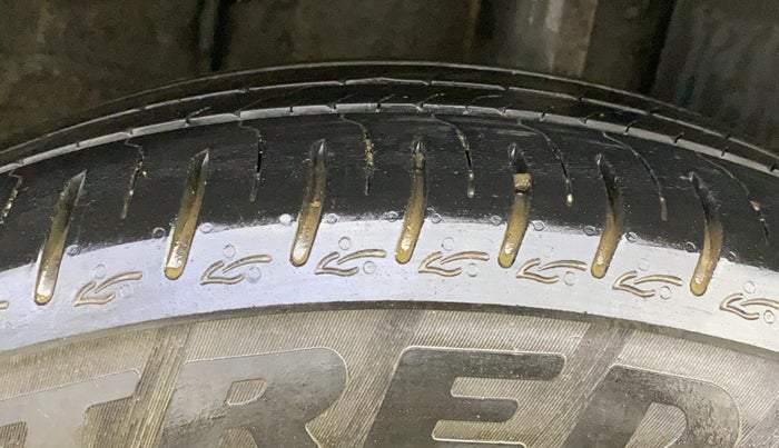 2023 Tata ALTROZ XZA, Petrol, Automatic, 8,733 km, Left Rear Tyre Tread