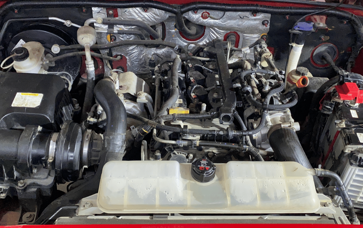 2022 Mahindra Thar LX HT PETROL 4WD MT, Petrol, Manual, 14,974 km, Engine View