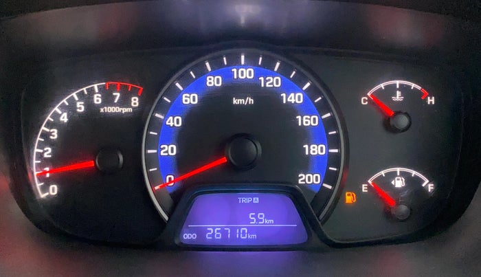 2016 Hyundai Xcent S 1.2, Petrol, Manual, 26,710 km, Odometer Image