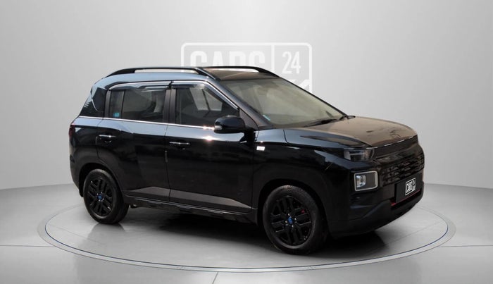 2024 Hyundai EXTER SX (O) Connect 1.2 AMT Knight Edition, Petrol, Automatic, 10,309 km, Right Front Diagonal