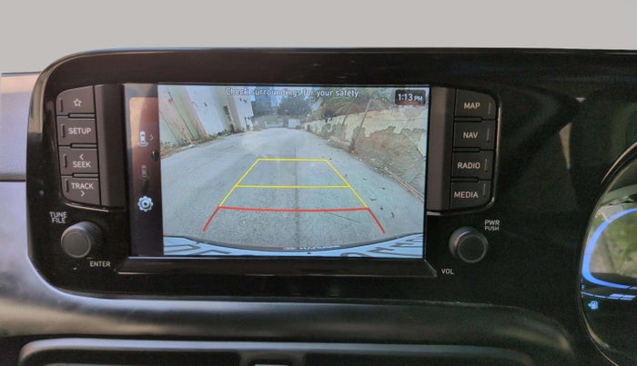 2024 Hyundai EXTER SX (O) Connect 1.2 AMT Knight Edition, Petrol, Automatic, 10,309 km, Parking Camera