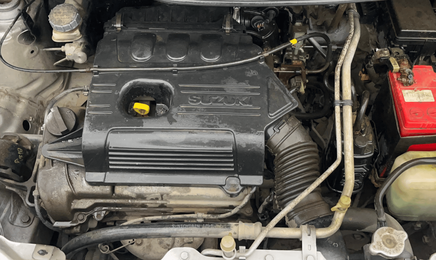 2015 Maruti Wagon R 1.0 VXI, Petrol, Manual, 54,011 km, Engine View