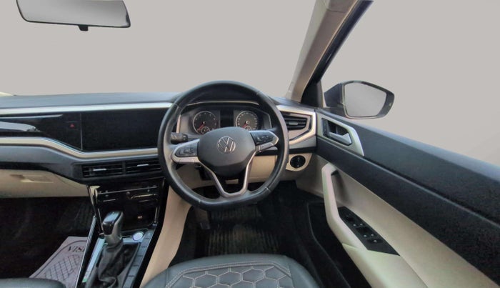 2023 Volkswagen VIRTUS HIGHLINE TSI 1.0 AT, Petrol, Automatic, 14,298 km, Steering Wheel Close Up