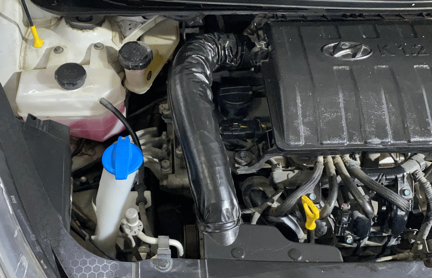 2022 Hyundai AURA S 1.2 CNG, CNG, Manual, 62,265 km, Engine View - Right