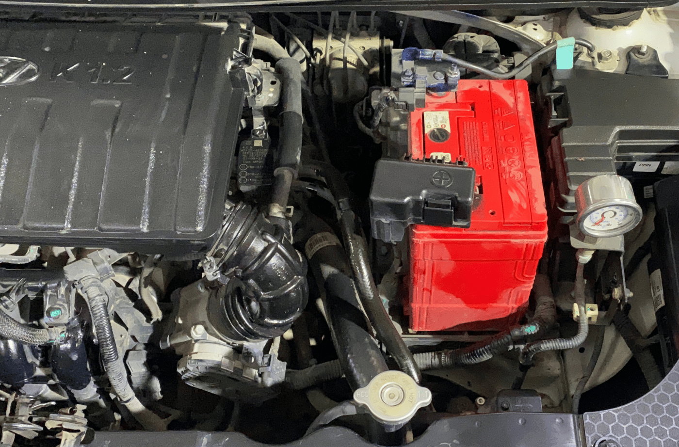 2022 Hyundai AURA S 1.2 CNG, CNG, Manual, 62,265 km, Engine View - Left