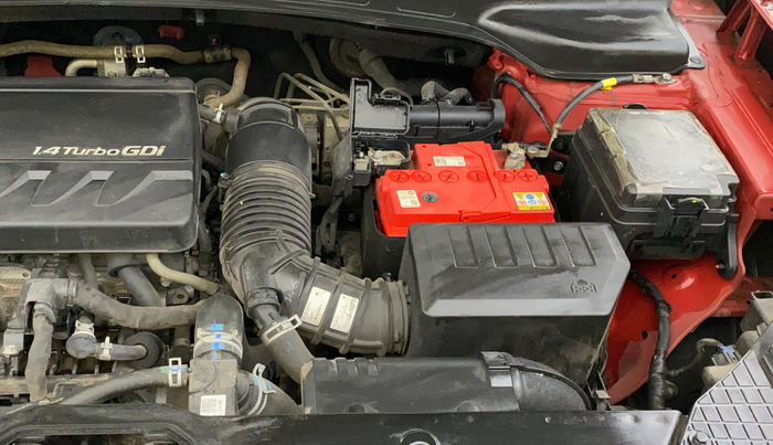 2020 Hyundai Creta SX (O) 1.4 TURBO DCT DUAL TONE, Petrol, Automatic, 65,875 km, Engine View - Left