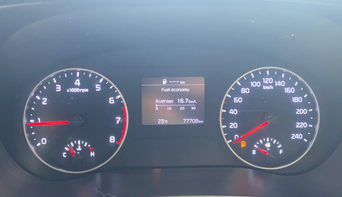 2021 KIA SELTOS HTX 1.5 PETROL, Petrol, Manual, 77,664 km, Odometer Image