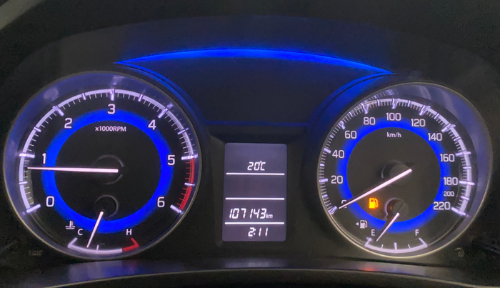 2017 Maruti Baleno DELTA DIESEL 1.3, Diesel, Manual, 1,07,122 km, Odometer Image