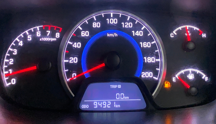 2018 Hyundai Grand i10 MAGNA 1.2 KAPPA VTVT, CNG, Manual, 94,898 km, Odometer Image
