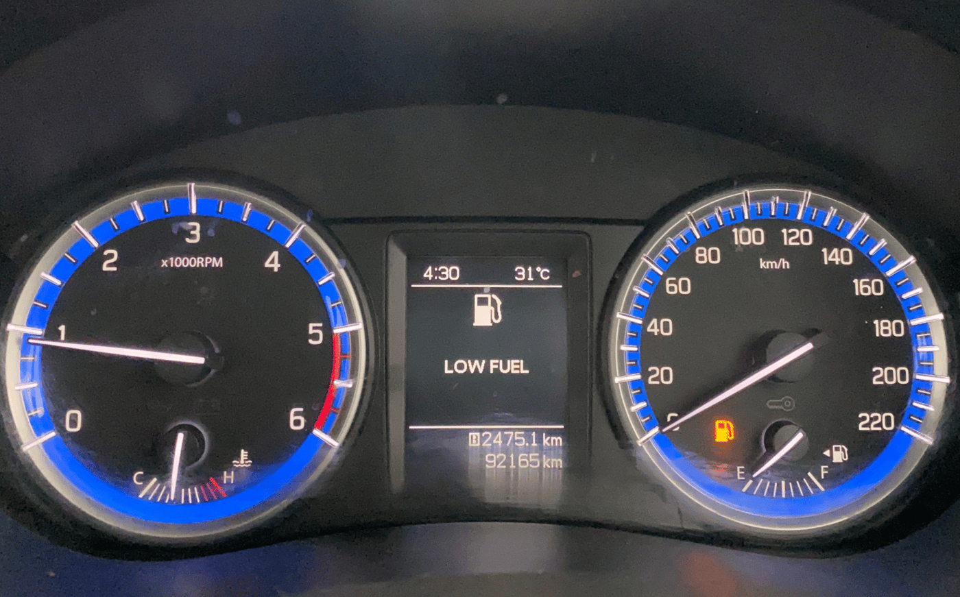2015 Maruti S Cross ZETA 1.3, Diesel, Manual, 92,164 km, Odometer Image