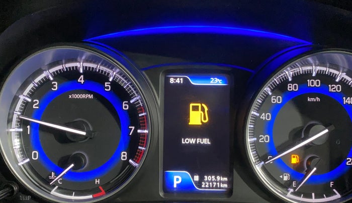 2021 Maruti Baleno ZETA CVT PETROL 1.2, Petrol, Automatic, 22,169 km, Odometer Image