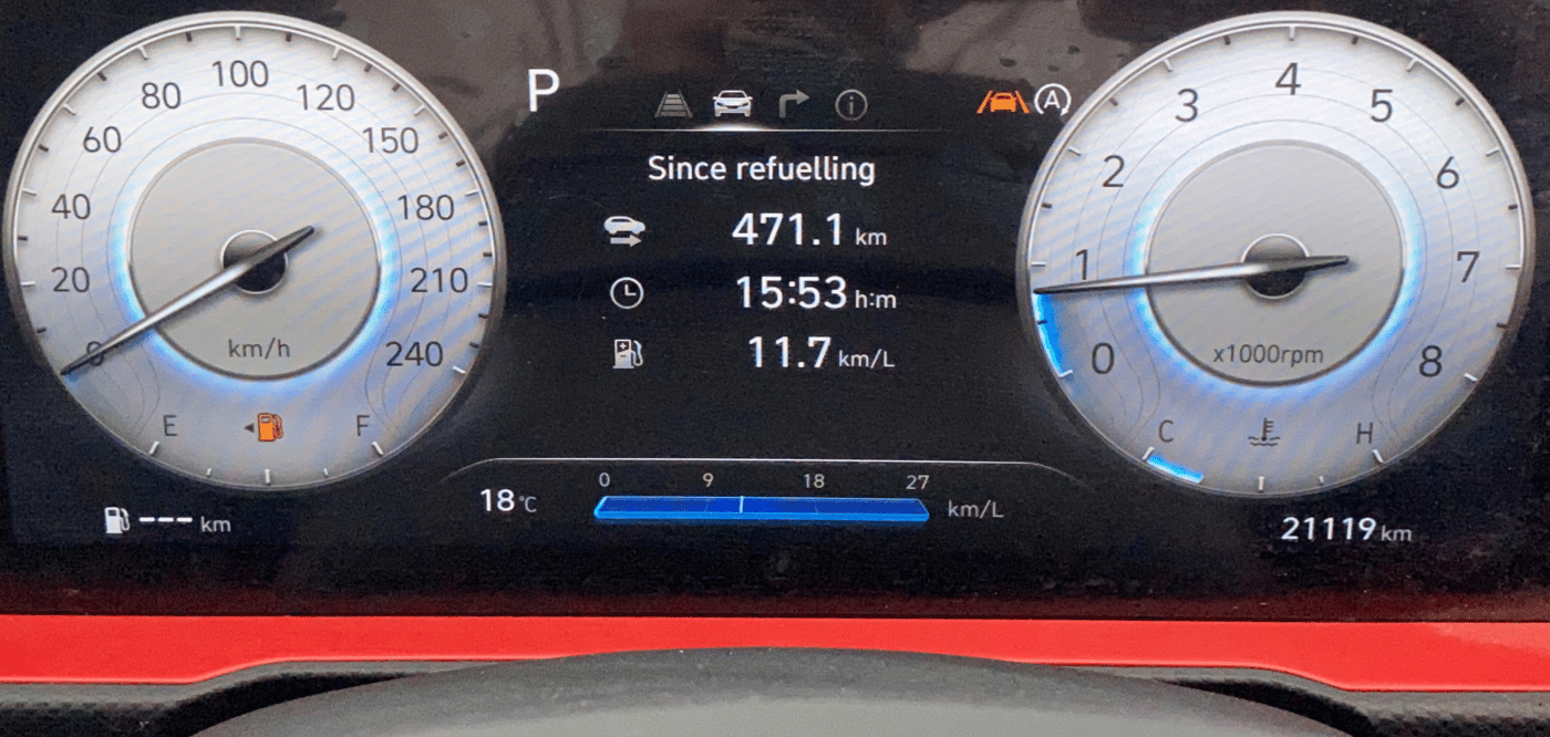 2024 Hyundai Creta N Line N10 1.5 Turbo DCT, Petrol, Automatic, 21,118 km, Odometer Image