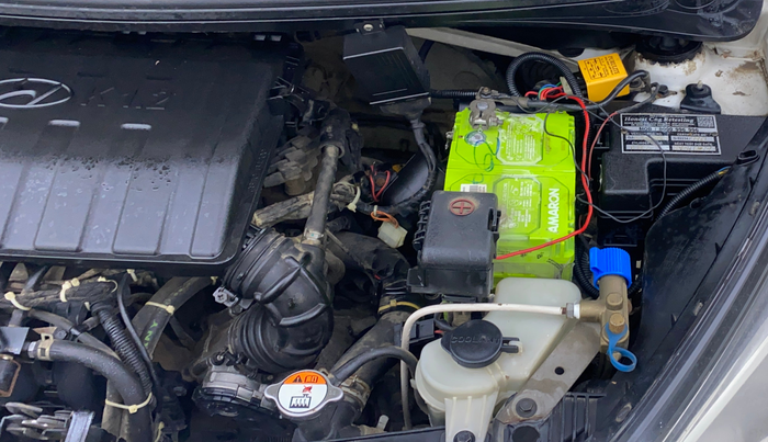 2015 Hyundai Xcent BASE 1.2, CNG, Manual, 1,28,390 km, Engine View - Left