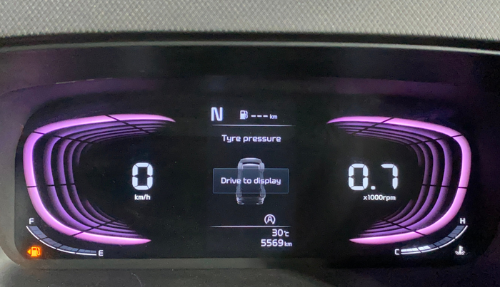 2023 KIA CARENS PRESTIGE PLUS 1.5 PETROL IMT 7 STR, Petrol, Manual, 5,561 km, Odometer Image