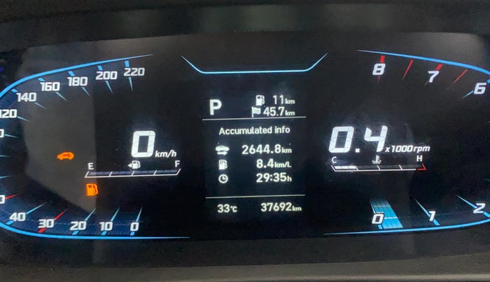 2021 Hyundai NEW I20 ASTA (O) 1.0 TURBO GDI DCT, Petrol, Automatic, 37,692 km, Odometer Image