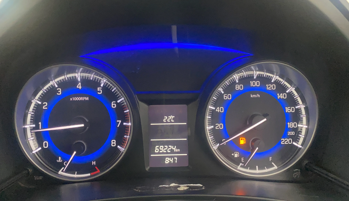2019 Maruti Baleno DELTA PETROL 1.2, Petrol, Manual, 69,218 km, Odometer Image