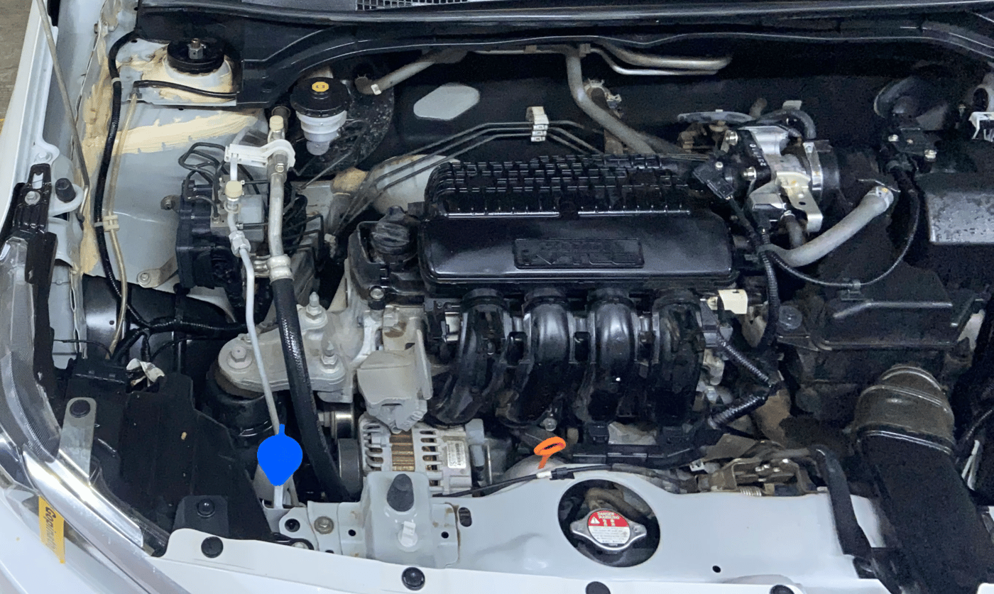 2024 Honda Amaze 1.2L I-VTEC VX CVT, Petrol, Automatic, 10,837 km, Engine View - Right