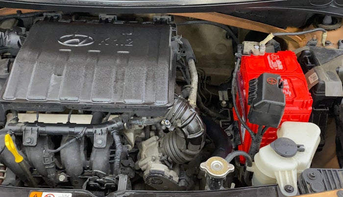 2017 Hyundai Grand i10 SPORTZ 1.2 KAPPA VTVT, Petrol, Manual, 35,519 km, Engine View - Left