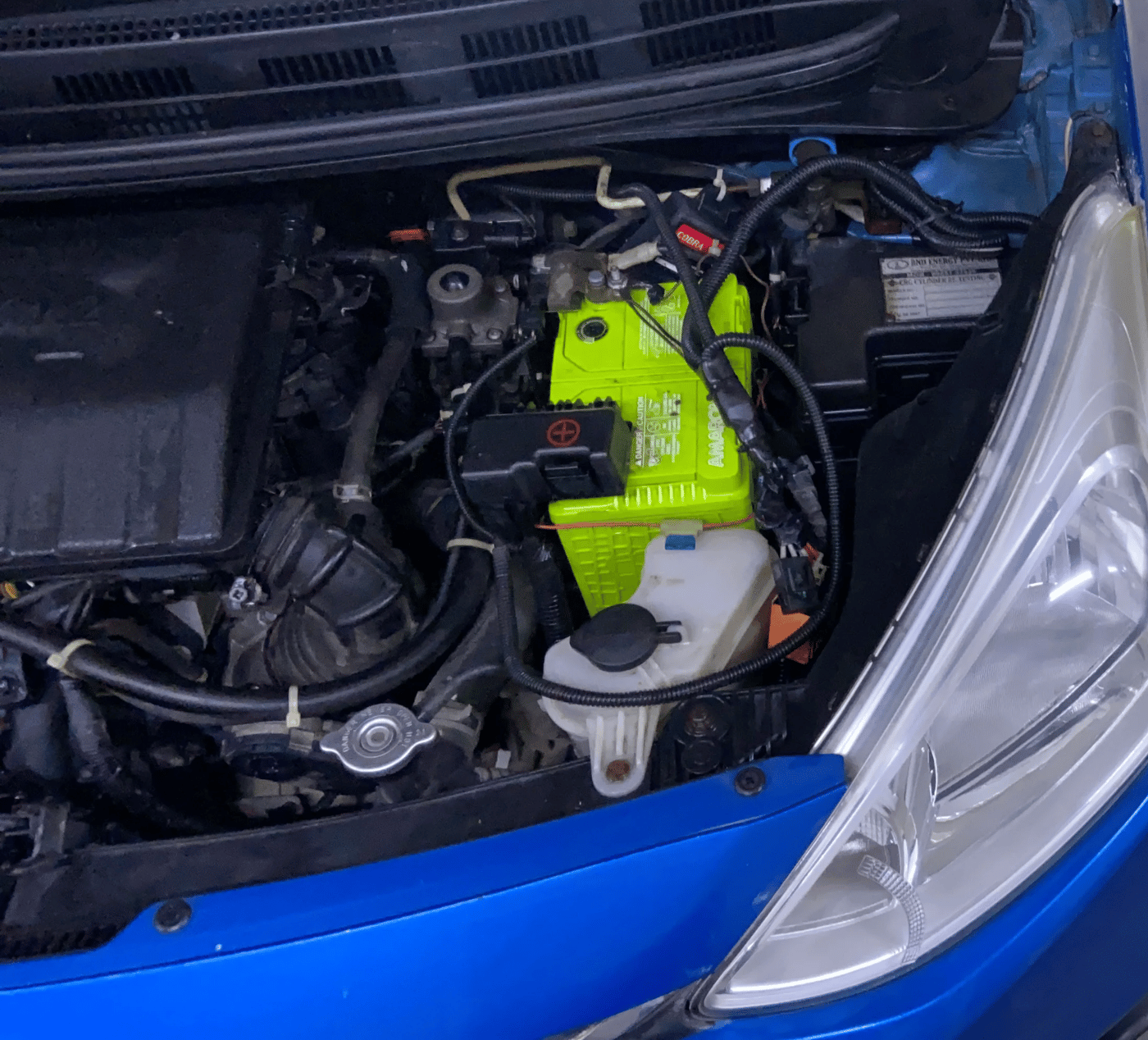 2018 Hyundai Grand i10 ASTA 1.2 KAPPA VTVT, CNG, Manual, 93,597 km, Engine View - Left