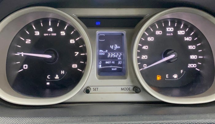 2017 Tata Tiago XZ PETROL, Petrol, Manual, 33,515 km, Odometer Image