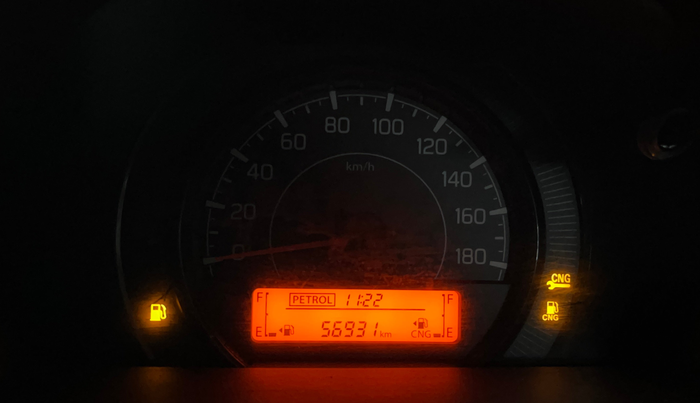 2020 Maruti New Wagon-R LXI CNG 1.0, CNG, Manual, 56,923 km, Odometer Image