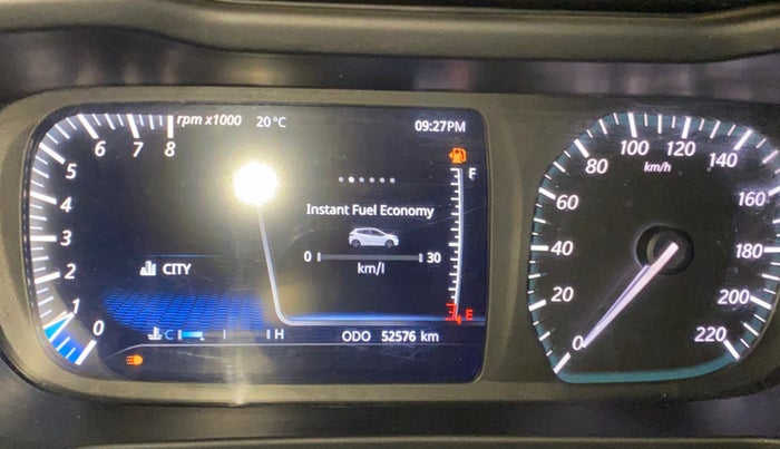 2021 Tata ALTROZ XZ PETROL, Petrol, Manual, 52,564 km, Odometer Image
