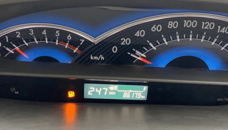 2015 Toyota Etios GD, Diesel, Manual, 86,217 km, Odometer Image