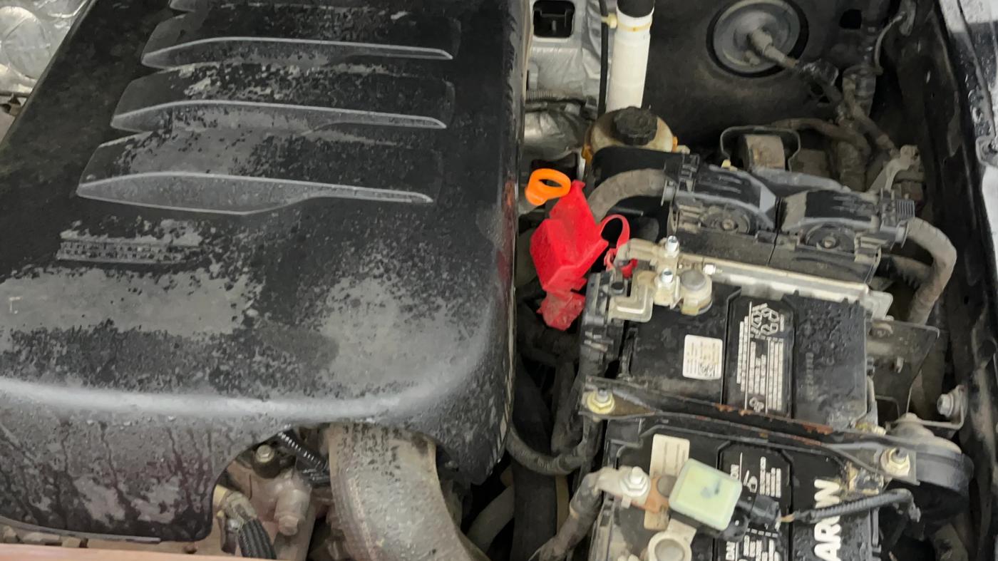 2023 Mahindra Thar LX P 2WD AT HT, Petrol, Automatic, 32,838 km, Engine View - Left