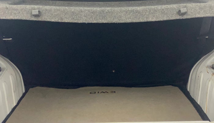 2019 Renault Kwid RXT 1.0 AMT (O), Petrol, Automatic, 33,271 km, Boot Inside