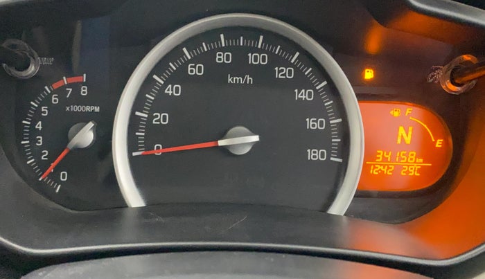 2014 Maruti Celerio VXI AMT, Petrol, Automatic, 34,157 km, Odometer Image