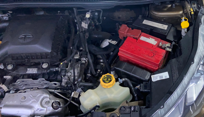 2023 Tata NEXON  XZA Plus LUXS Jet, Petrol, Automatic, 26,626 km, Engine View - Left