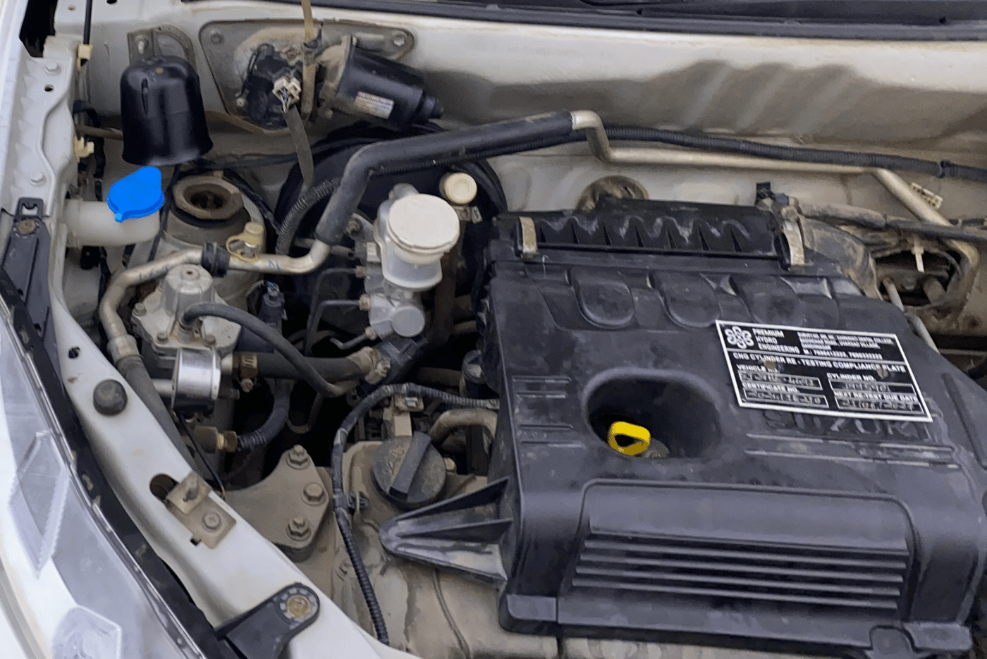 2016 Maruti Alto K10 VXI AMT, CNG, Automatic, 80,754 km, Engine View - Right