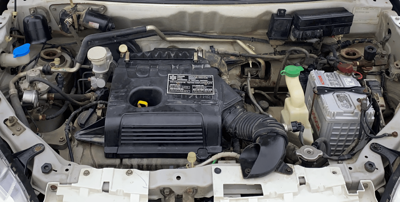2016 Maruti Alto K10 VXI AMT, CNG, Automatic, 80,754 km, Engine View