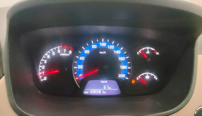 2014 Hyundai Xcent SX 1.2 (O), Petrol, Manual, 1,08,074 km, Odometer Image