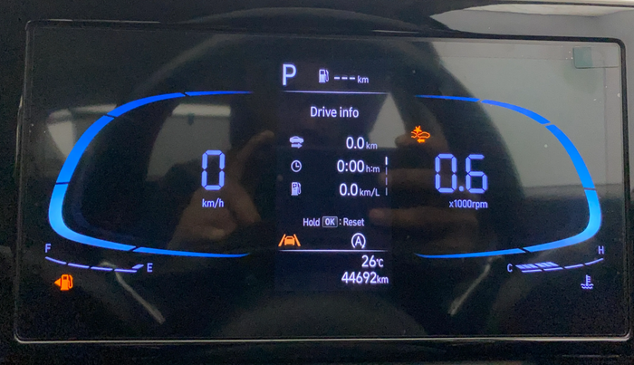 2023 Hyundai Verna SX (O) 1.5 TURBO PETROL DCT, Petrol, Automatic, 44,666 km, Odometer Image