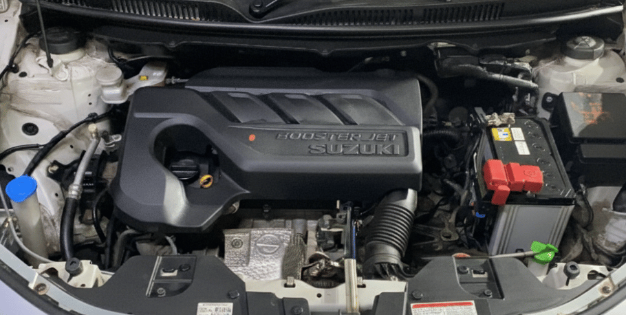 2024 Maruti FRONX ZETA 1.0 TURBO MT, Petrol, Manual, 13,368 km, Engine View
