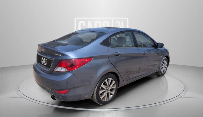 2014 Hyundai Verna FLUIDIC 1.6 CRDI SX, Diesel, Manual, 84,446 km, Right Back Diagonal