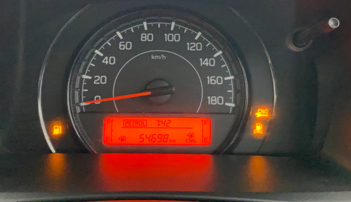 2021 Maruti New Wagon-R LXI CNG (O) 1.0, CNG, Manual, 54,697 km, Odometer Image