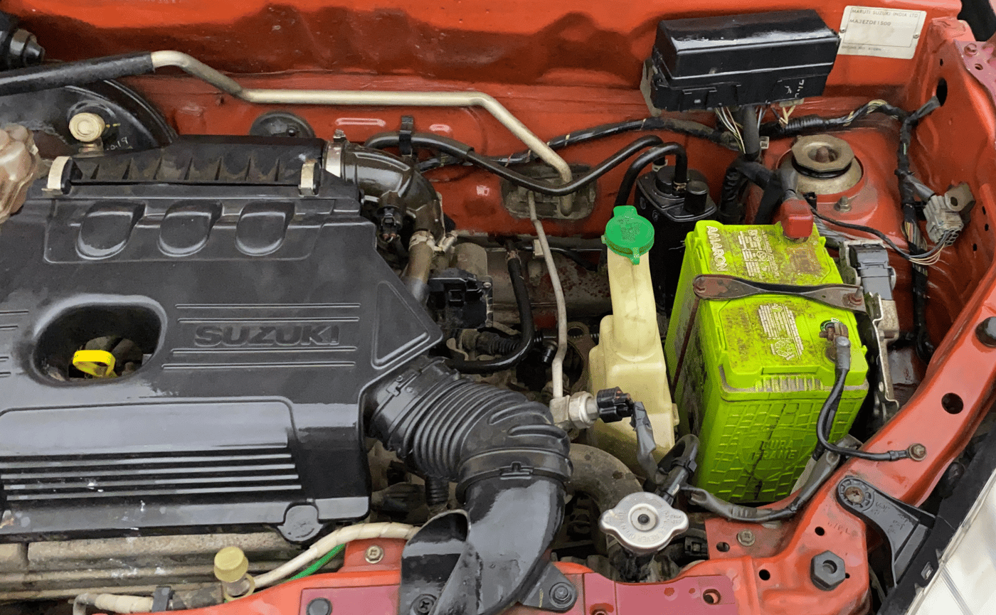 2016 Maruti Alto K10 VXI, Petrol, Manual, 47,653 km, Engine View - Left