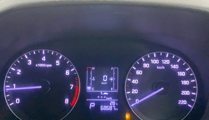 2017 Hyundai Creta SX PLUS AT 1.6 PETROL, Petrol, Automatic, 68,664 km, Odometer Image