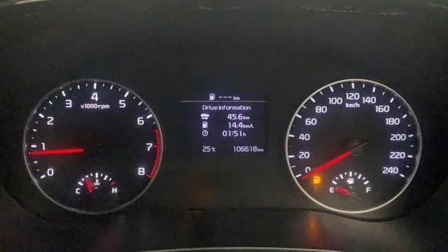 2021 KIA SELTOS HTX ANNIVERSARY EDITION 1.5 PETROL, Petrol, Manual, 1,06,646 km, Odometer Image