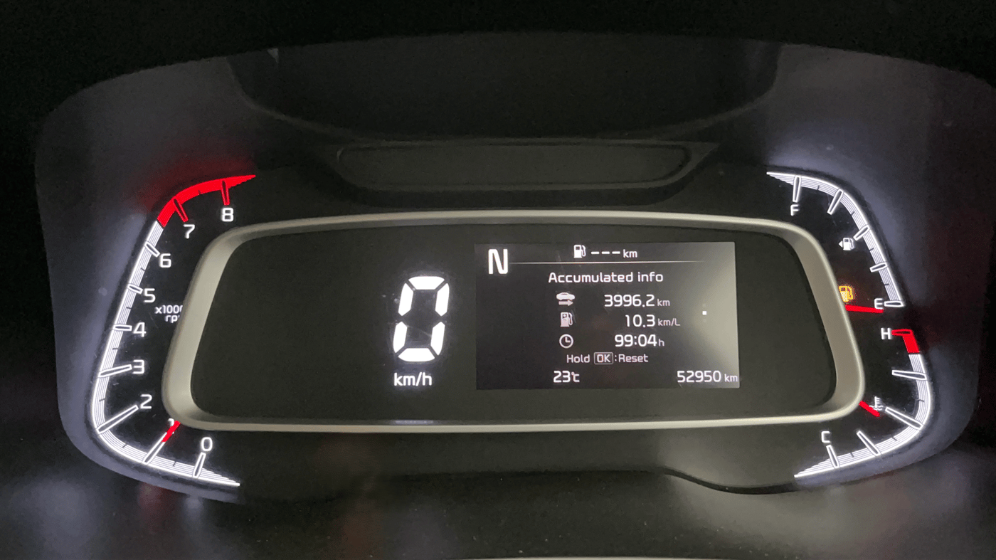 2020 KIA SONET GTX PLUS 1.0 IMT, Petrol, Manual, 52,858 km, Odometer Image