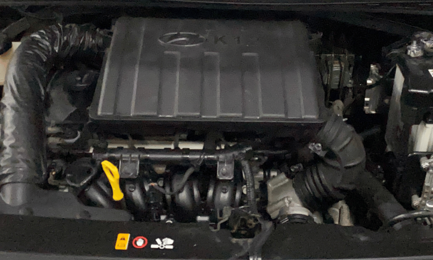 2021 Hyundai GRAND I10 NIOS SPORTZ AMT 1.2 KAPPA VTVT, Petrol, Automatic, 13,232 km, Engine View